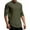 C80/Green281, variant on Mens Tshirts Solid Color Long Sleeve Crew Neck Loose Fit Soft Breathable for Summer Daily Wear Leisure Shirts,Green,Xxxl