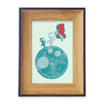 thumbnail image 1 of Universe And Alien Monster On Earth Photo Frame Exhibition Display Art Desktop Painting, 1 of 3