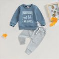thumbnail image 2 of TOWED22 Toddler Kids Baby Boy Fall Clothes Cute Print Long Sleeve Tops Pants Winter Outfits, 2 of 5