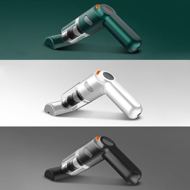 Fiudx Aspiradora Portátil para Coche, 120 W de Potencia de Succión, Ideal para Uso En Seco y Húmedo, Ligera y Compacta, Tamaño 14,5 X 17,5 Cm.