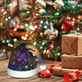 thumbnail image 4 of Cauagu Cosmic Irises At Twilight for Adult Christmas Hat,1-Pack Xmas Holiday Hat Santa Hat for Women & Men Festive Headwear Accessories Fit for Christmas/New Year/Party, 4 of 6