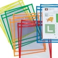 thumbnail image 2 of Pacon Dry Erase Pockets, 5 Assorted Bright Colors, 10" x 13-1/2", 10 Pockets, 2 of 3