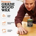 thumbnail image 2 of WiseBond Ol’ No.9 Wood Finish Wax Oil 9oz, Citrus Scented Polish Food Safe Conditioner, Waterproof Wooden Tables, Hardwood, Cutting Board, Bowl, Non-Toxic Restore, Protect, 2 of 7