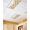 thumbnail image 2 of Fluorescent Light Covers for Ceiling Lights 2 Pack, Orange Green Pumpkins Fall Magnetic Ceiling Light Covers 2x4 Feet for Classroom Office School, Thanksgiving Wheat Overhead Drop Ceiling Light Shade, 2 of 7