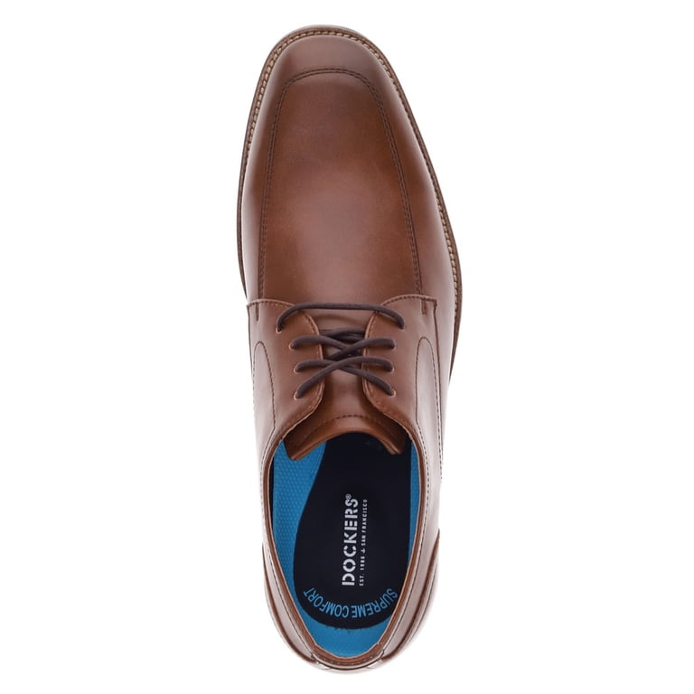 Dockers Men\'s Belson Black Leather Dress Shoes Supreme Comfort size 8 M 90-36294 Dockers Mens Belson Moc Toe Dress Oxford Lace Up Shoes  main image 3