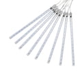 thumbnail image 2 of Nieve que cae gota de agua Carámbano Luz de jardín Impermeable Fiesta de vacaciones Boda LED Luz de lluvia Enchufe de EE. UU. 8 tubos 50 cm sidaley HA2465-09B, 2 of 6