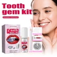 thumbnail image 3 of Tooth Gem Kit Spice Jewelry Easy Removal Easy Install Crystal Tooth Drill Tooth Jewelry Shiny Sticker-Vinsniv, 3 of 4