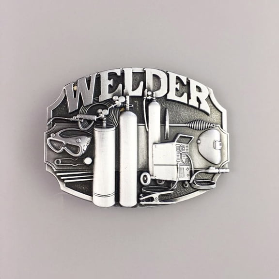 Vintage Style Welder Trades Tradesman Belt Buckle Hebilla also Stock in US
