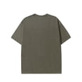 thumbnail image 5 of Women's Vintage Washed Bold Text Graphic Tee Summer Casual Crewneck Shirt, 5 of 5