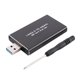 thumbnail image 1 of MSATA TO USB 3.0 Caja Disco Duro SSD A Case Mini 6GBPS Inalámbrico para 30*30/50, 1 of 9