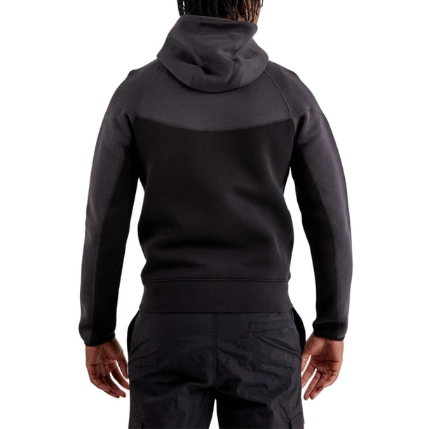 Men's Nike Sportswear Tech Fleece Grey/Blck Full Zip Hoodie