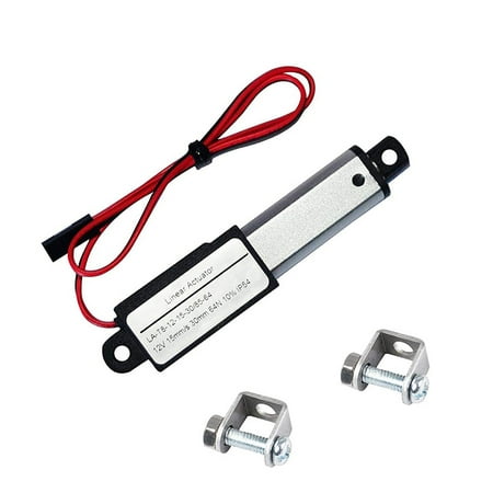 

Electric Mini Linear Actuator - 1.2inch Stroke 64N/14.4Lb Speed 0.6Inch/S Mini Waterproof Motion Actuator Small 12V DC