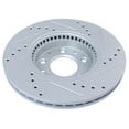 thumbnail image 3 of Geelife Brake Rotor Drilled & Slotted Coated & Ceramic Pad Front Set, 3 of 9