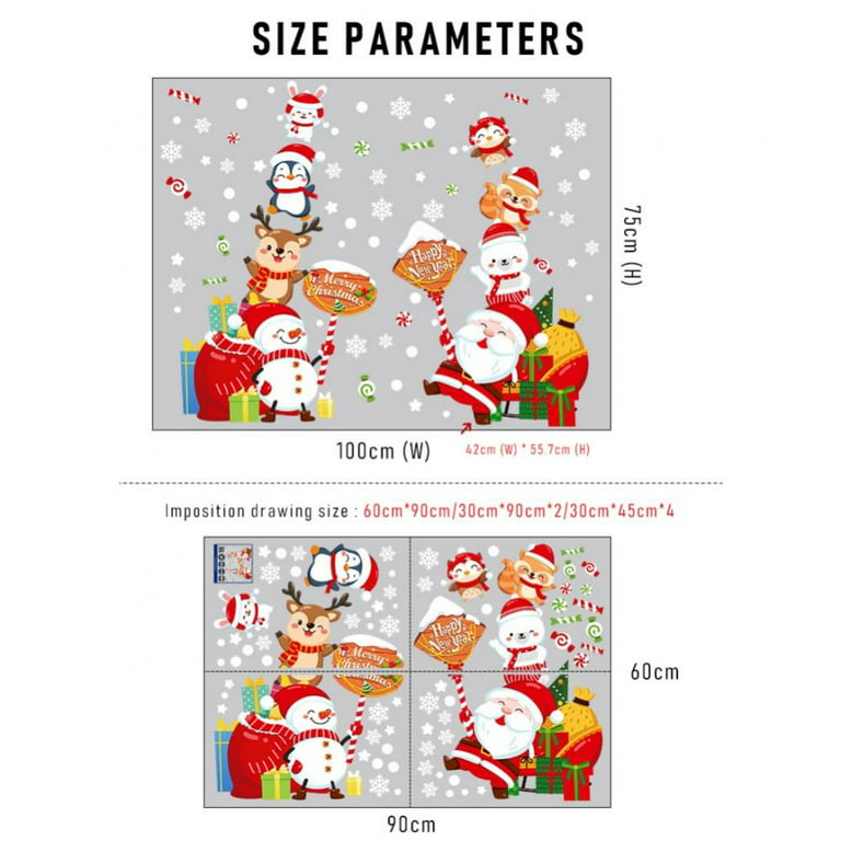 Eaasty 500 Pcs Snowman Stickers Winter Stickers for Crafts,  Christmas Snowman Stickers for Kids Classroom Scrapbooking Stationery  Assignments Holiday Party Decor(Santa Claus) : Toys & Games