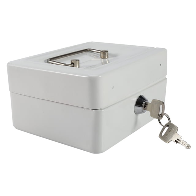 Yosoo Security Box, 1Pc Mini Portable Steel Petty Lockable Cash Money Coin Safe Security Box Household Home Use
