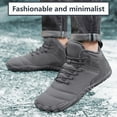 thumbnail image 6 of Yunkctuk Mens Womens Barefoot Shoes Winter, Men's Women's High-top Walking Shoes Snow Boots,Thickened Warm Fur Lined Non-slip Hiking Cotton Boots., 6 of 7