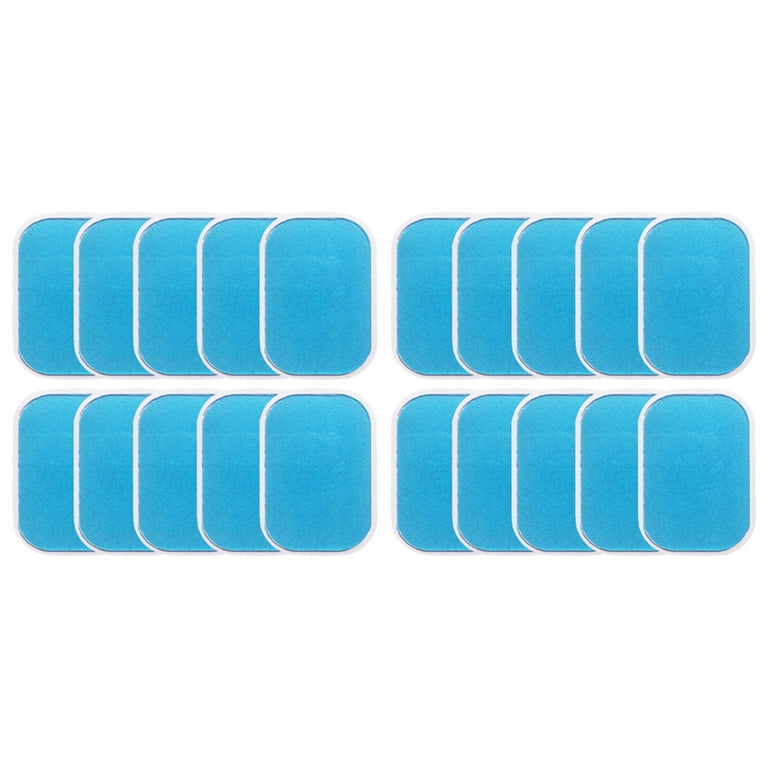 6/12/20/30Pcs Gel Pads for Abs Stimulator Ab Trainer Replacement Gel Sheet Gel  Pads for All Abdominal Belts Muscle Trainer Toner 