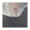 thumbnail image 5 of Leather Cutting Angle Ruler Scale Ruler Tool Ruler R Gauge Stainless Steel Round Ruler Arc Ruler Angle Ruler, 5 of 6