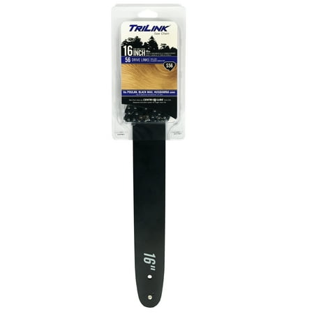 Trilink S56 - 16" Guide Bar and Saw Chain Combo; 56 Drive Links