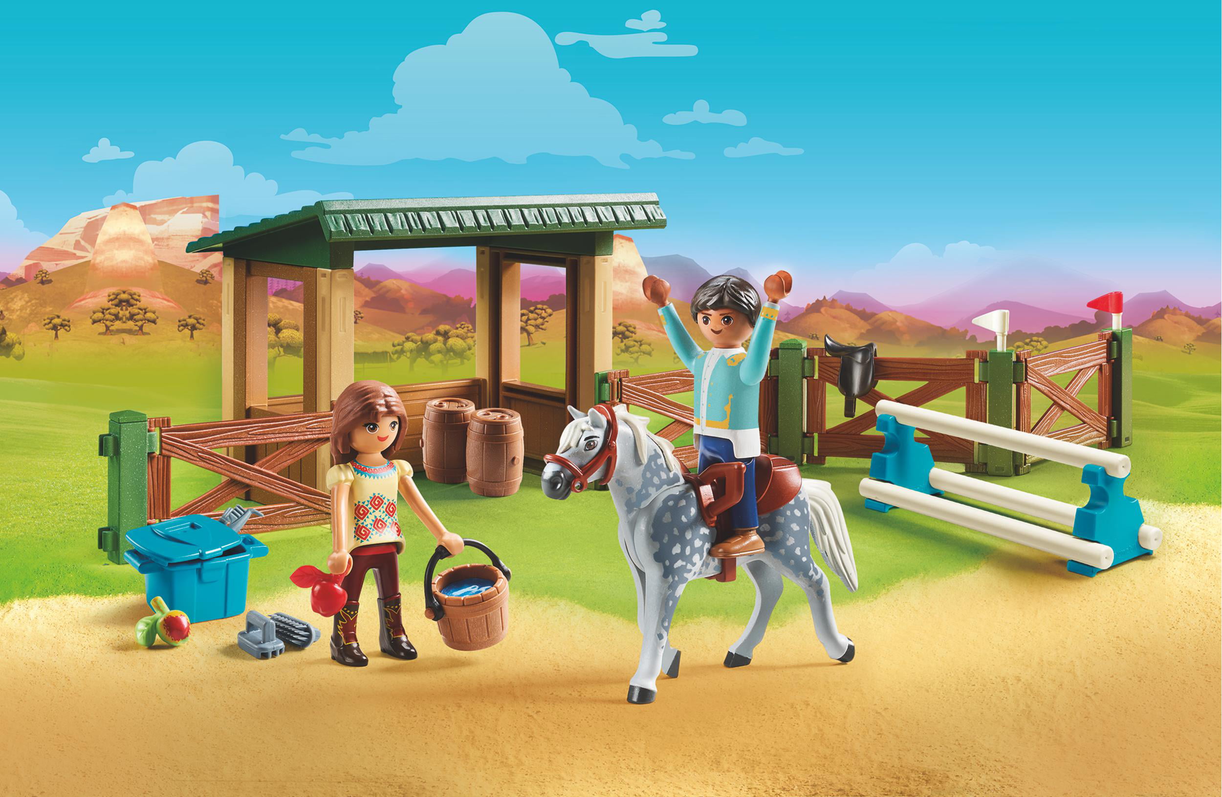 Spirit Riding Free de Playmobil® : en avant les histoires avec Tête à  modeler