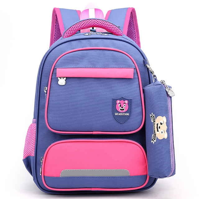 Student Backpack Fashion Splash-proof School Bag Travel Daypack with Pen Bag