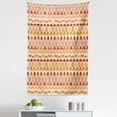 thumbnail image 1 of Geometric Tapestry, Retro Style Design Repeated Tribal Art Motifs Triangles and Rhombuses, Fabric Wall Hanging Decor for Bedroom Living Room Dorm, 5 Sizes, Eggshell Multicolor, by Ambesonne, 1 of 1