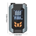 thumbnail image 4 of Portable Car Jump Starter Tire Inflator Pump 150 Psi 7200Mah 12V Battery Booster With Lcd Display Three Lights Type C Charger For Vehicles Up To 3.0L Gas, 4 of 9