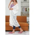 thumbnail image 2 of HAPPY BAY Women's Open Front Kimono Duster Cardigan Wrap Poncho 1X-2X White-Q449, 2 of 5