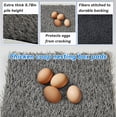 thumbnail image 5 of 6 Pcs Chickens Nesting Box Pads -12×12",Washable Chickens Nesting Pads Artificial Grass Rug Reusable Hens Nest Boxes Pad Chicken Coop Bedding for Laying Eggs (Grey), 5 of 8