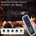 thumbnail image 5 of 2Pack Remote Control Cover fits for Roku Express 2021 | TCL Roku Silicone Protective Controller Sleeve Universal for Onn Roku TV | Hisense Roku Streaming Stick Remote Case Glow Blue&Green, 5 of 7