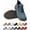 Blue, variant on Urban Comfortable Orthopedic Zipper Sneakers for Women Men | Adjustable Elastic Laces, Lightweight Non-slip Rubber Sole, Side Zipper Design for Easy On-Off, Daily Walking Travel Hiking