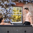 Wave Garda 4 Person EcoFoam Round Hot Tub EnergySave Bundle with 70