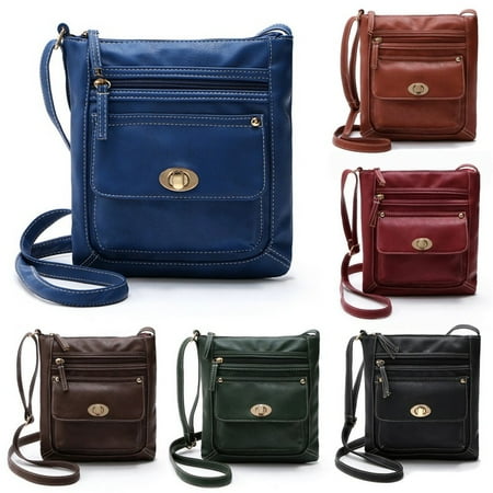 - New Women Leather Messenger Bag Casual Travel Handbag Tote Satchel Cross body Shoulder Bag
