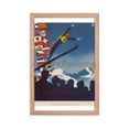 thumbnail image 2 of Garmisch Partenkirchen, Germany. Winter Sports, 1937. Framed Vintage Travel Poster, 2 of 2