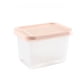 thumbnail image 1 of Caja de almacenamiento de drenaje con tapa sellada PP refrigerador contenedor de almacenamiento de alimentos para cebolleta jengibre ajoBeige 500ML, 1 of 1