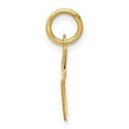 thumbnail image 2 of 14k Yellow Gold Small Fancy Script Letter E Initial Charm Pendant, 2 of 4