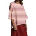 thumbnail image 6 of Women's Casual Long Sleeve Crewneck Top Shirts Blouses Solid Color Loose Fit Soft Comfortable Everyday Wear for Work Office Vacation Outfits Fashion Essential Gift for Women, 6 of 9