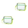 thumbnail image 3 of kurtrusly Sac à Outils Portable en PVC pour Rangement d'Outils Transparent, Sac à Outils Antistatique Résistant à l'Eau Vert 2Ensemble, 3 of 6