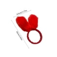 thumbnail image 2 of RKSTN 2Pcs Easter Bunny Napkin Buckle Red, 2 of 5
