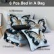 thumbnail image 5 of Bed in A Bag A Nice Night en 3D Butterfly Twin en negro y dorado, 5 of 8