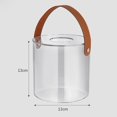 thumbnail image 4 of DOLITY Modern Paper Towel Dispenser Container Household for Bathroom Office Desk Clear Clear, 4 of 4