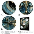 thumbnail image 3 of Designart "Crescent Moon and Stars Symbols" Symbols Floater Framed Canvas Print, 3 of 7