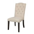 thumbnail image 6 of Gerardo Side Chair (Set-2) in Beige Linen & Weathered Espresso, 6 of 7