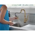 thumbnail image 2 of Delta Leland Single Handle Pull-Down Bar / Prep Faucet with Touch2O Technology, Spotshield Stainless, 2 of 6