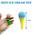 thumbnail image 2 of Meirrnyyu 24 Uds. Lanzador de bolas de espuma de helado de 4 pulgadas, Mini cono de helado, juguetes disparadores para niños, premios de carnaval, recuerdos de fiesta, 2 of 5