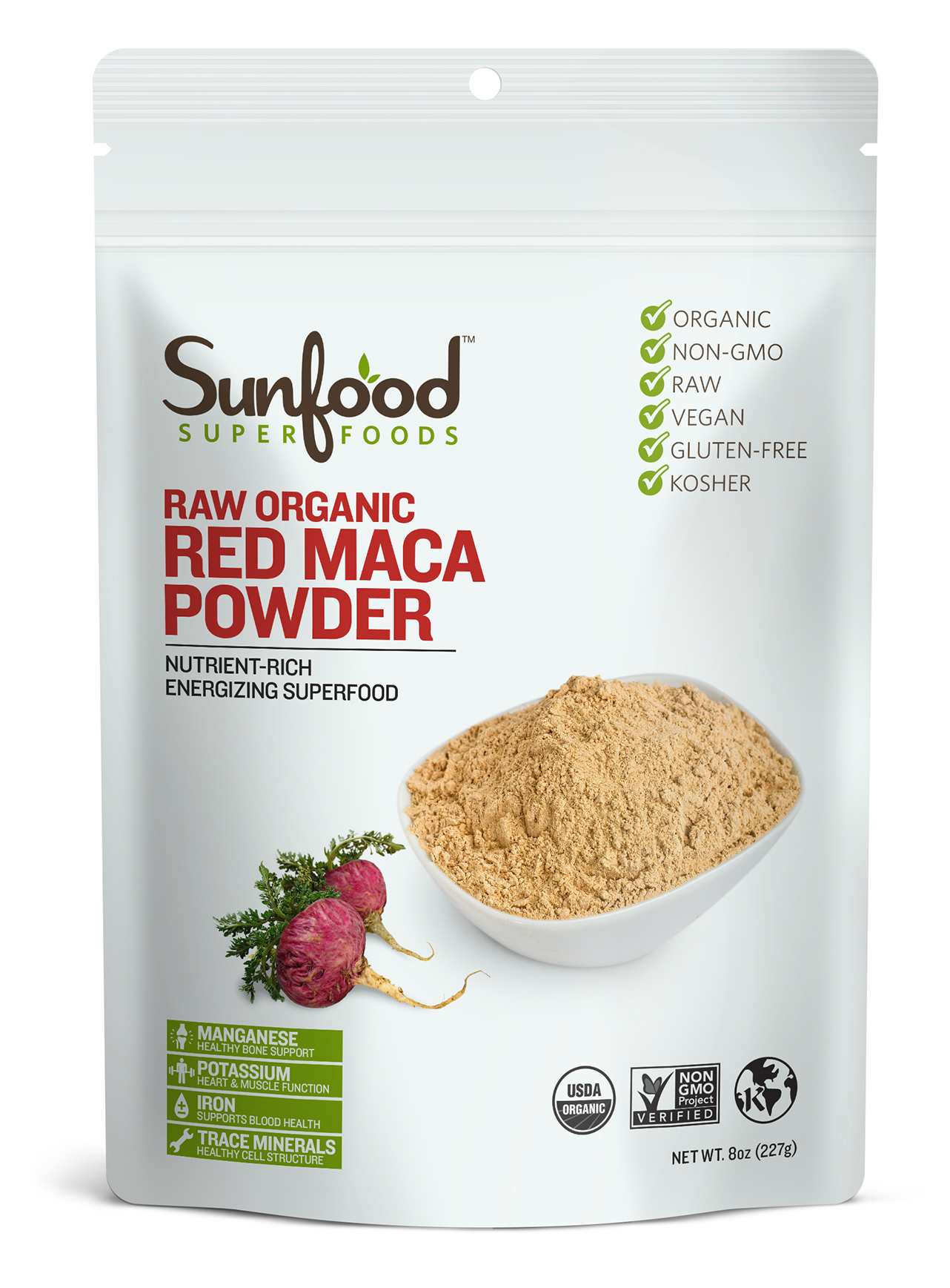 Organic Red Maca Powder 8oz