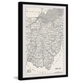 thumbnail image 2 of Marmont Hill Map of Ohio Counties Framed Wall Art, 2 of 6