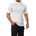 thumbnail image 3 of Men's Casual Slim Fit T-shirts Mock Turtleneck Undershirt Pullover Sweaters Short Sleeve Basic Shirt Tops, 3 of 6