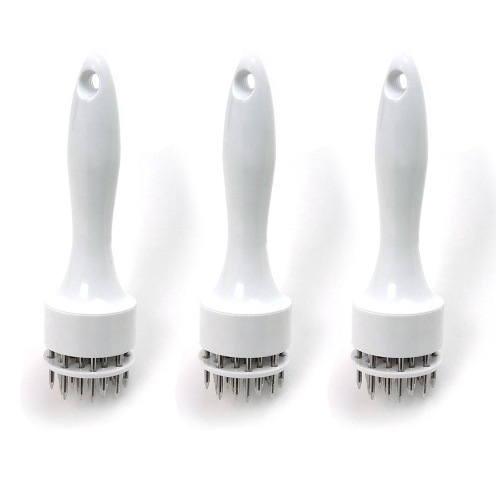 Professional Meat Tenderizer with Stainless Steel Prongs for Meat