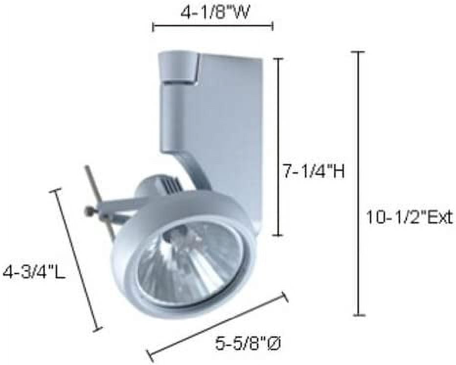 Jesco Lighting HMH270T4NF39-W 3-Wire Single Circuit Track System - White